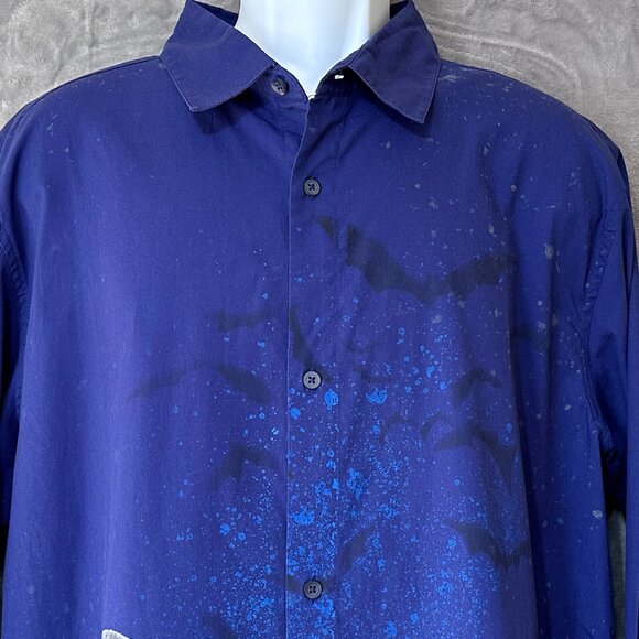 Disney Store The Nightmare Before Christmas Jack Skellington Button Down Sz XL - Picture 2 of 11